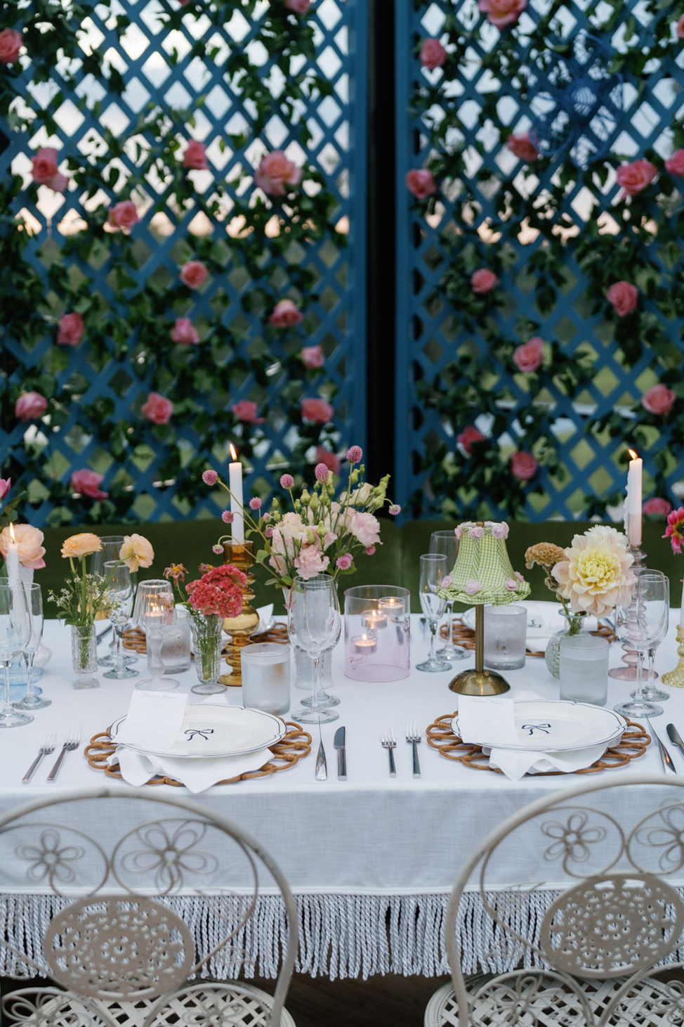 Garden Style Reception Decor Midwest Luxury Wedding