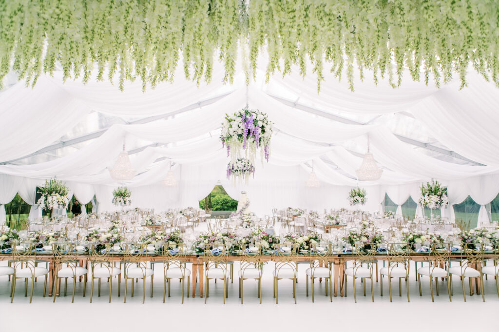 Elegant Secret Garden Tented Wedding in St. Louis by Kate & Company Events