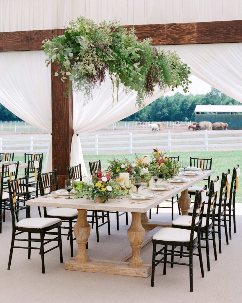Luxury Tented Farm Wedding in Missouri by Kate & Company Events